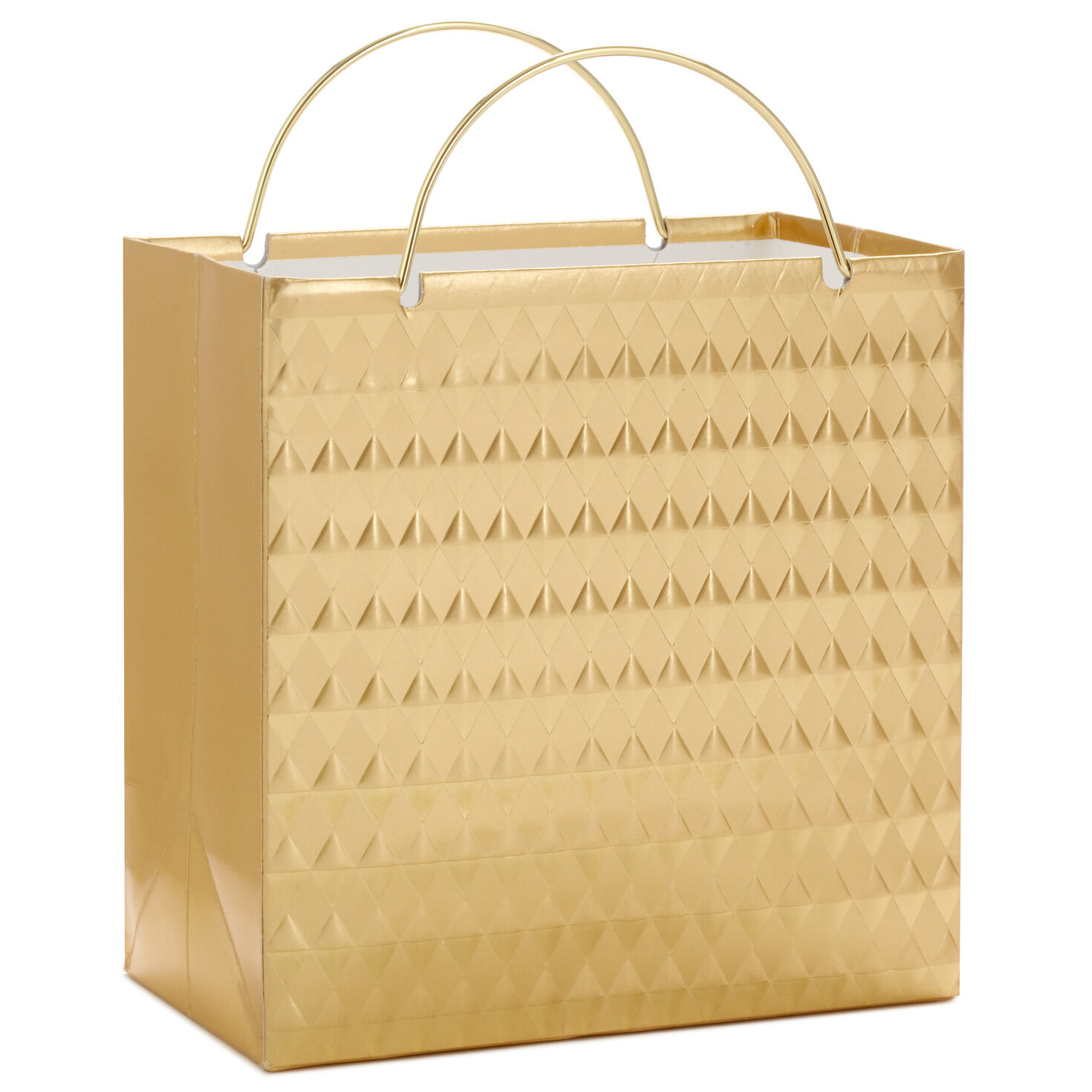 5.5 Gold Diamonds Small Square Gift Bag Gift Bags Hallmark