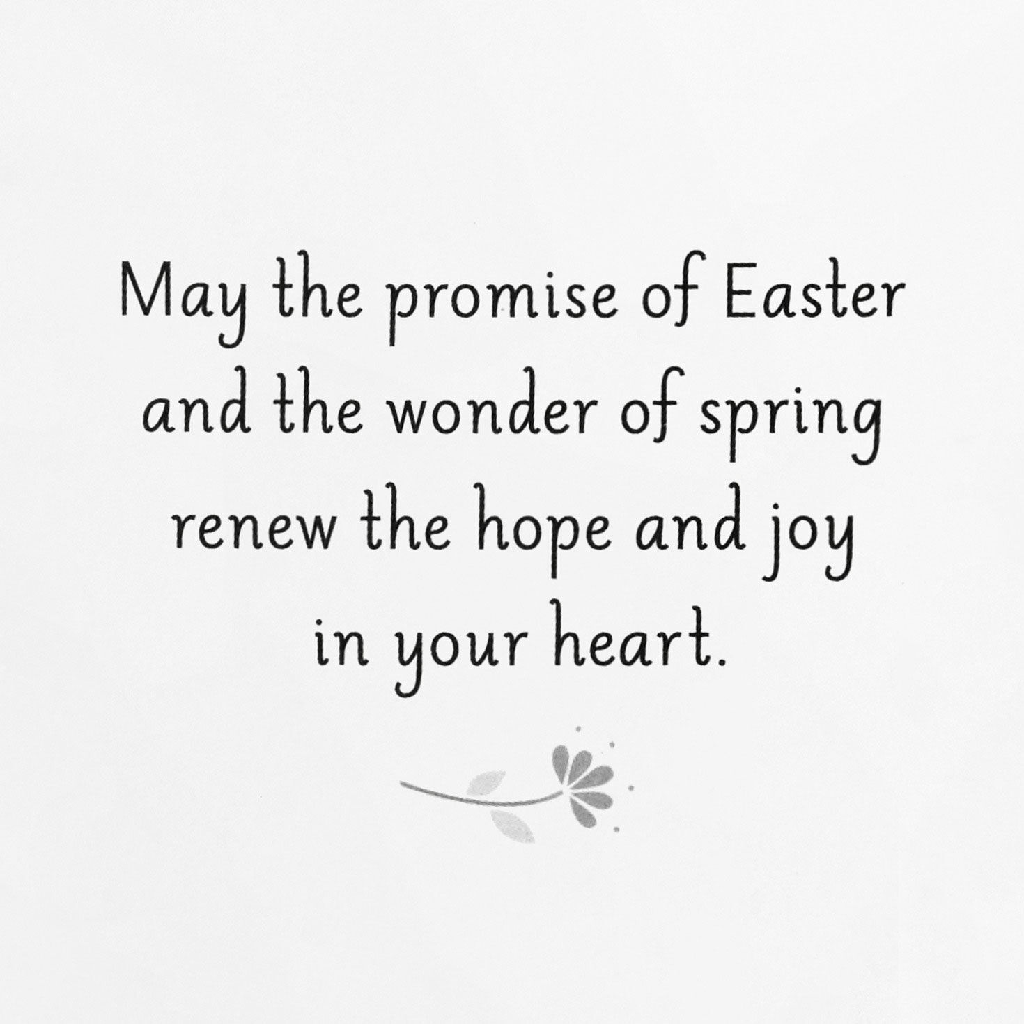 Flowers and Vines on Yellow Easter Cards Bulk Pack sentiment image number 4