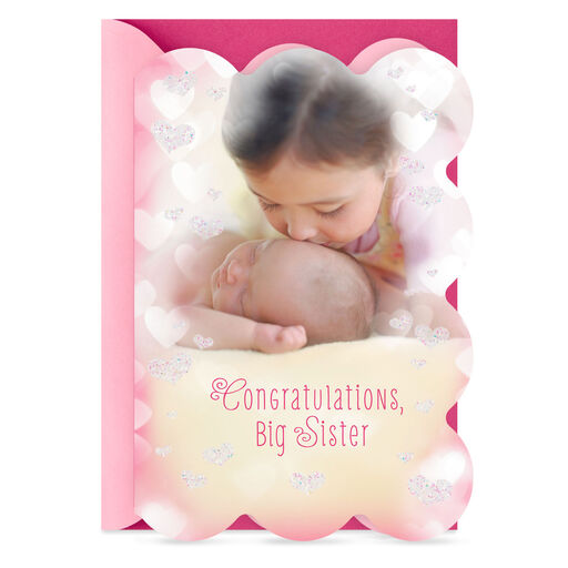 So Lucky to Have You New Baby Card for Big Sister, 