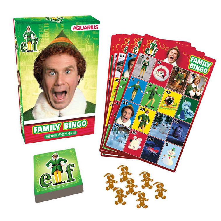 Aquarius Elf Family Bingo Game