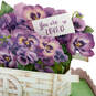 You Are Loved Purple Pansy 3D Pop-Up Love Card, , large image number 4