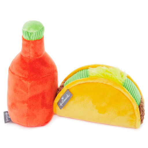 Better Together Taco and Hot Sauce Magnetic Plush, 5", 