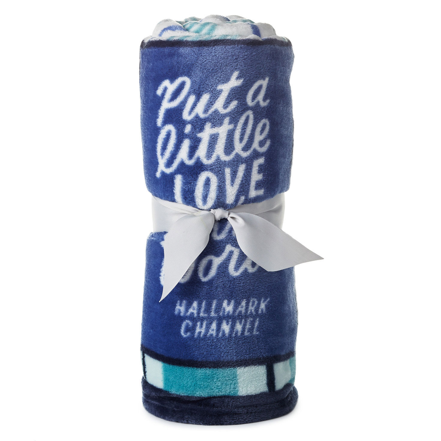 Hallmark Channel Put Love in the World Throw Blanket rolled image number 4