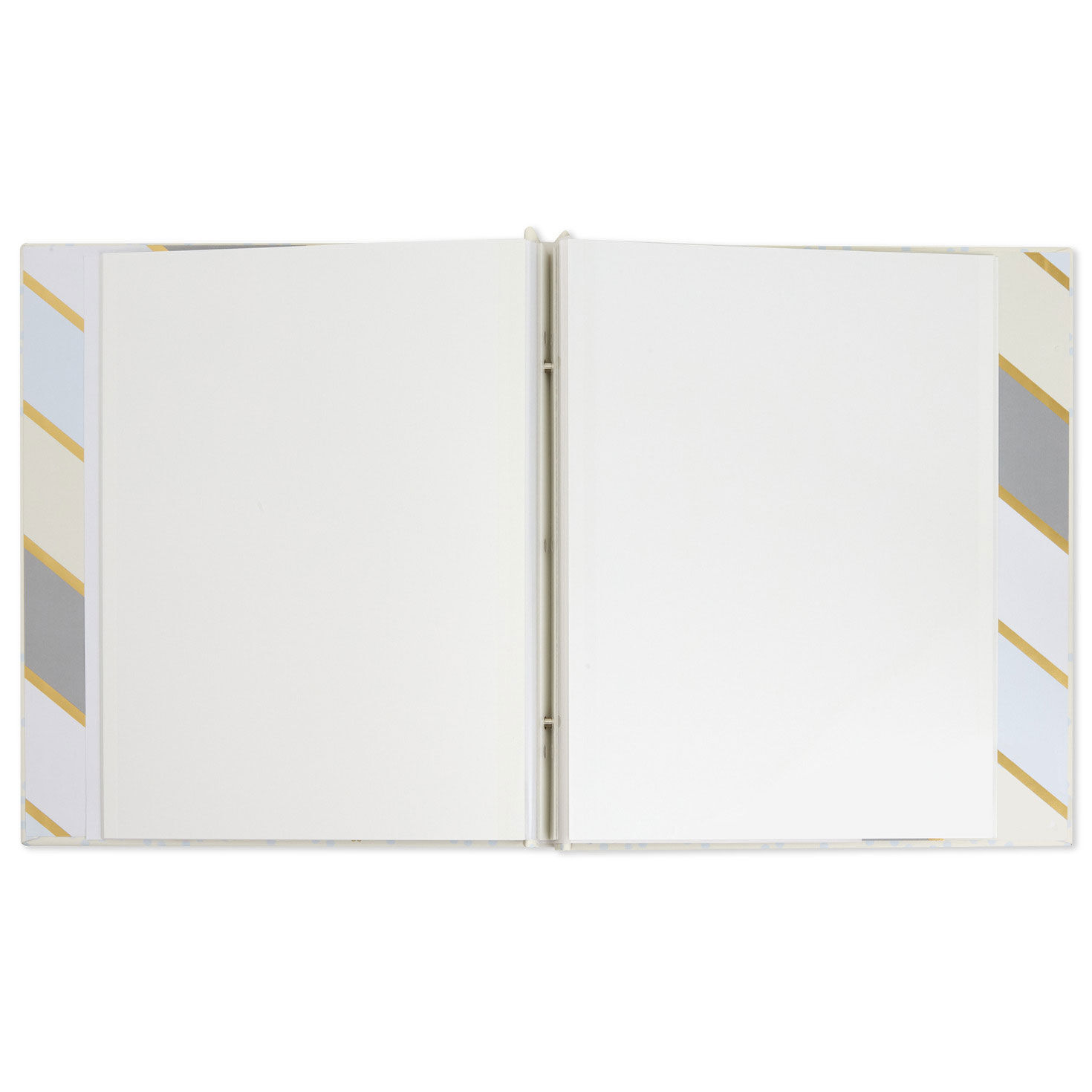 Postbound White Wedding Photo Album With Hearts inside spread image number 4