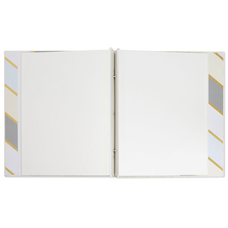 Postbound White Wedding Photo Album With Hearts inside spread image number 4