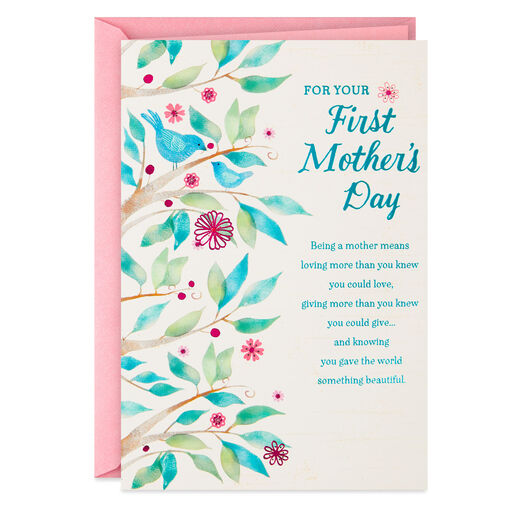 Giving More Than You Know First Mother's Day Card, 