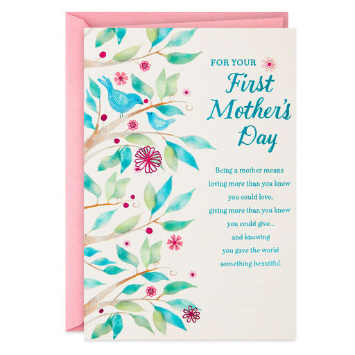 Giving More Than You Know First Mother's Day Card, 