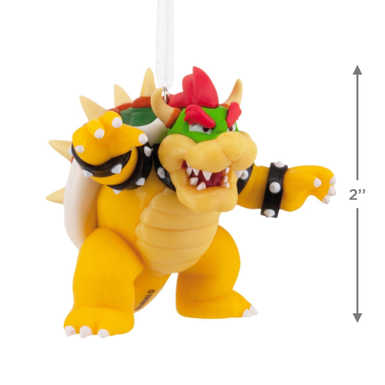 Nintendo Super Mario Bowser Christmas Ornament measurement image number 3