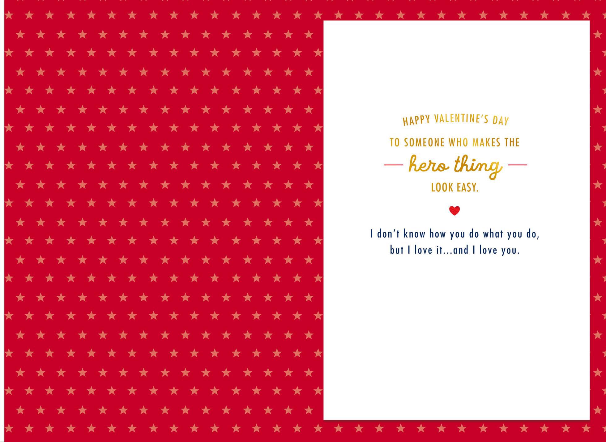 Wonder Woman™ Amazing Valentine's Day Card for Her