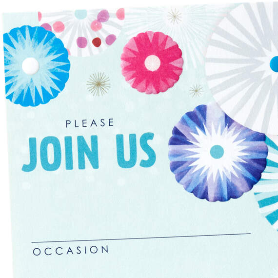 Color Bursts Party Invitations, Pack of 20, , large image number 3