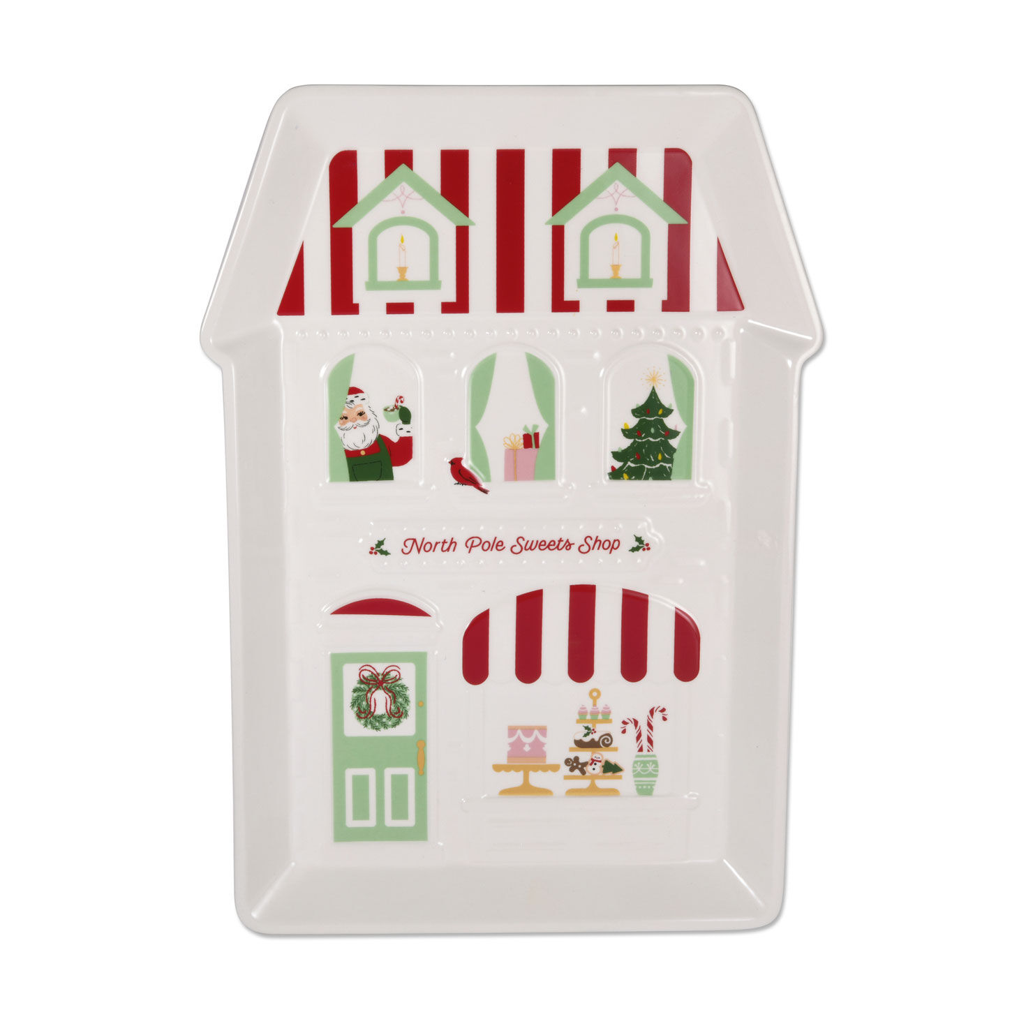 North Pole Sweets Shop Serving Tray, 9.5x13