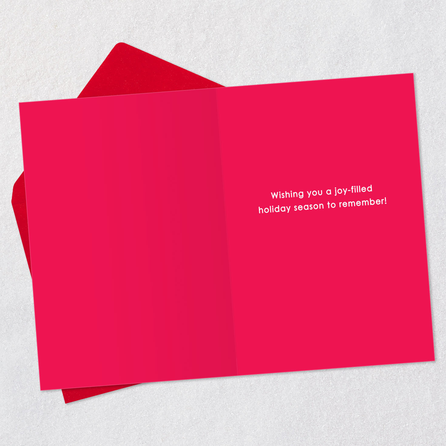 Red and White Snowman Christmas Card for Teacher Open card with envelope image number 3