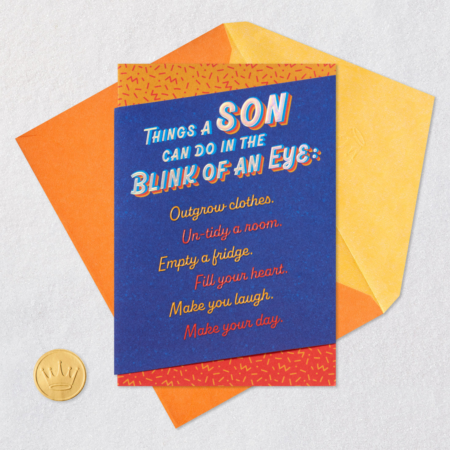 Grateful for Fun Moments and Memories Birthday Card for Son, , large image number 6