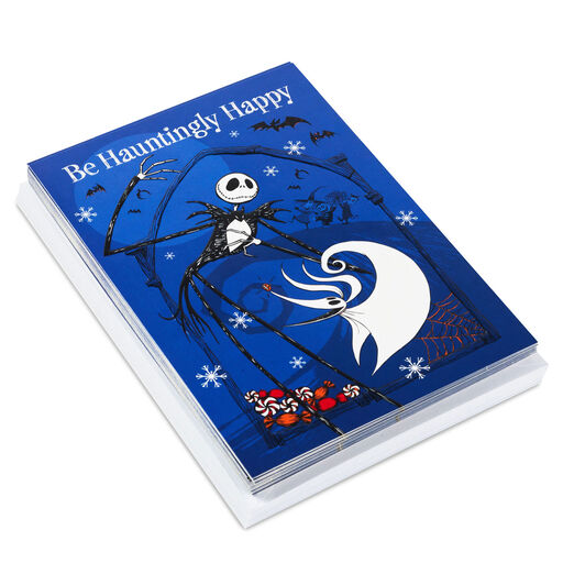 Disney Tim Burton's The Nightmare Before Christmas Hauntingly Happy Boxed Cards, Pack of 16, 