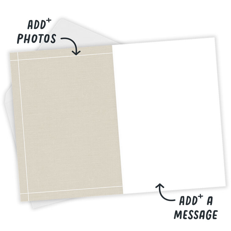 Personalized Elegant Merry Christmas Photo Card, , large image number 4