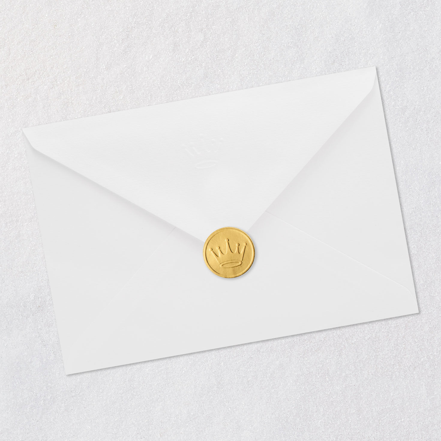 Watercolor Flowers Graduation Card for Her Envelope Back with Seal image number 8