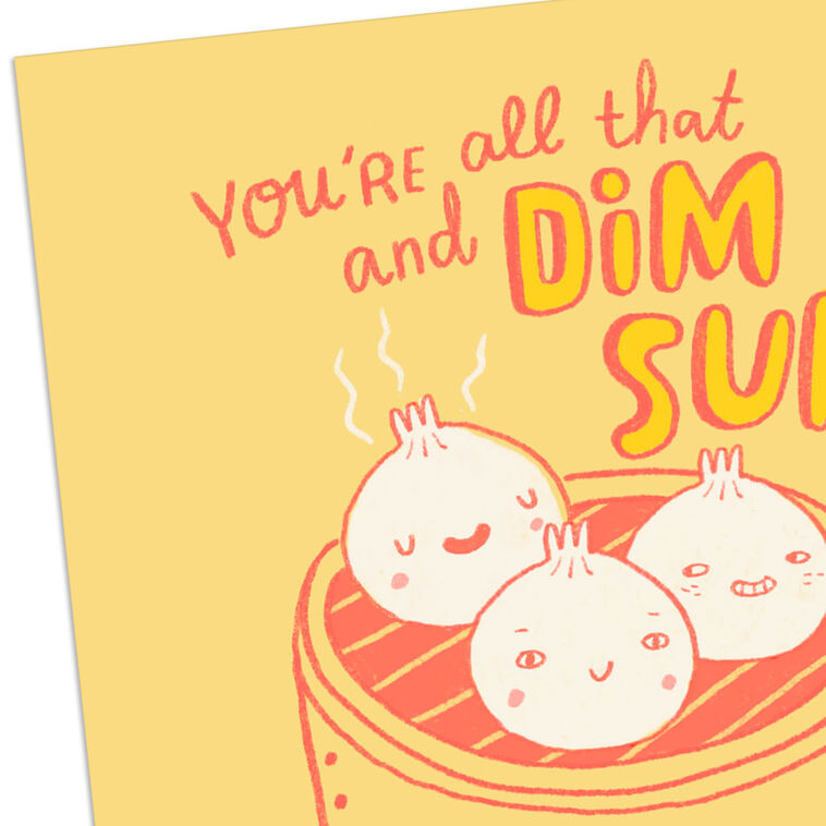 Dim Sum Funny Card for Friend Card Front Detail image number 3