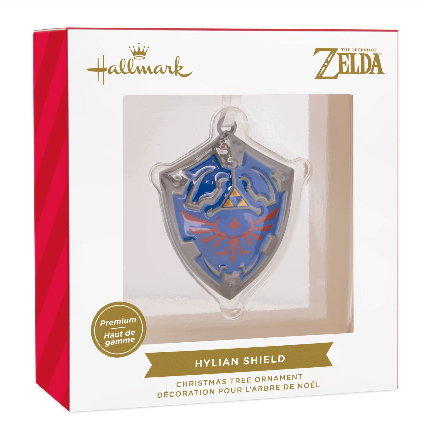 Zelda Blue Shield Christmas Ornament  image number 7