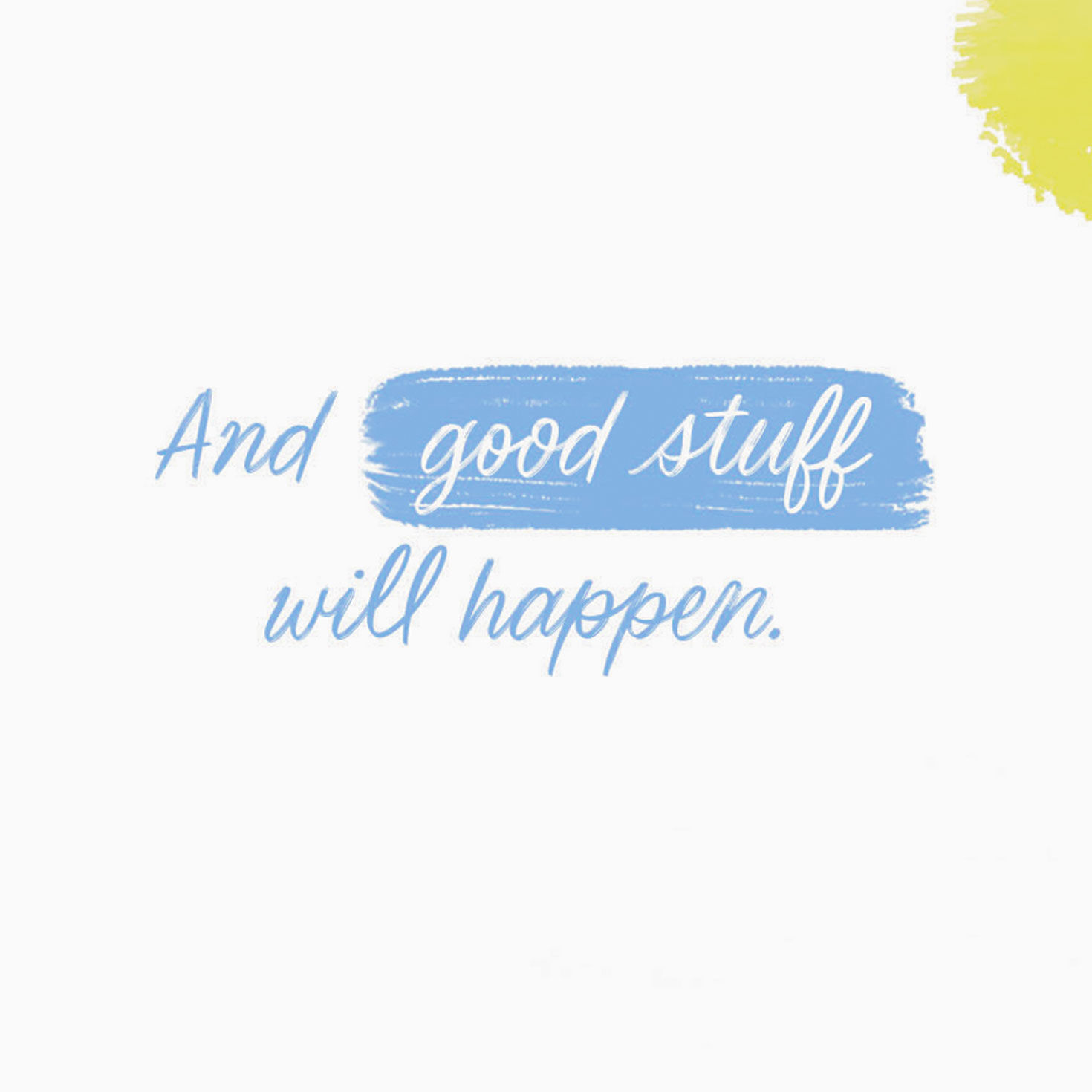 Be Bold, Be Happy, Be You Lettering Just Because Card Sentiment image number 2