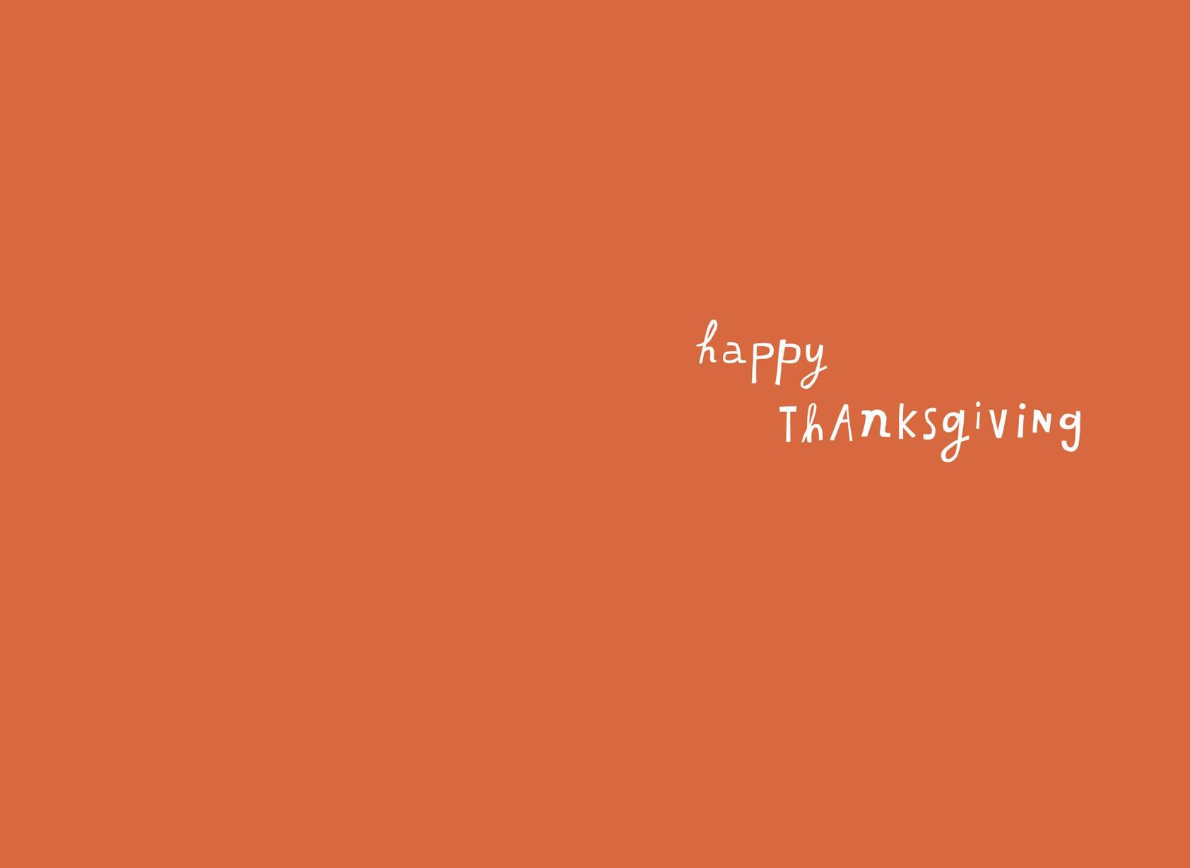 Family, Love and Laughter Thanksgiving Card