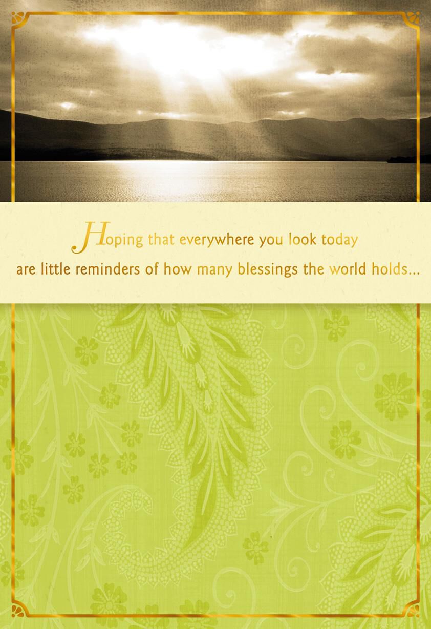 You Are a Blessing With Foil Birthday Card
