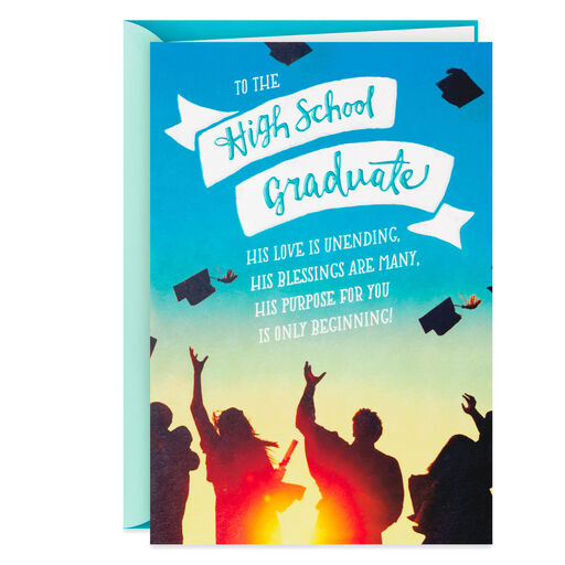 All Things Are Possible Religious High School Graduation Card, 