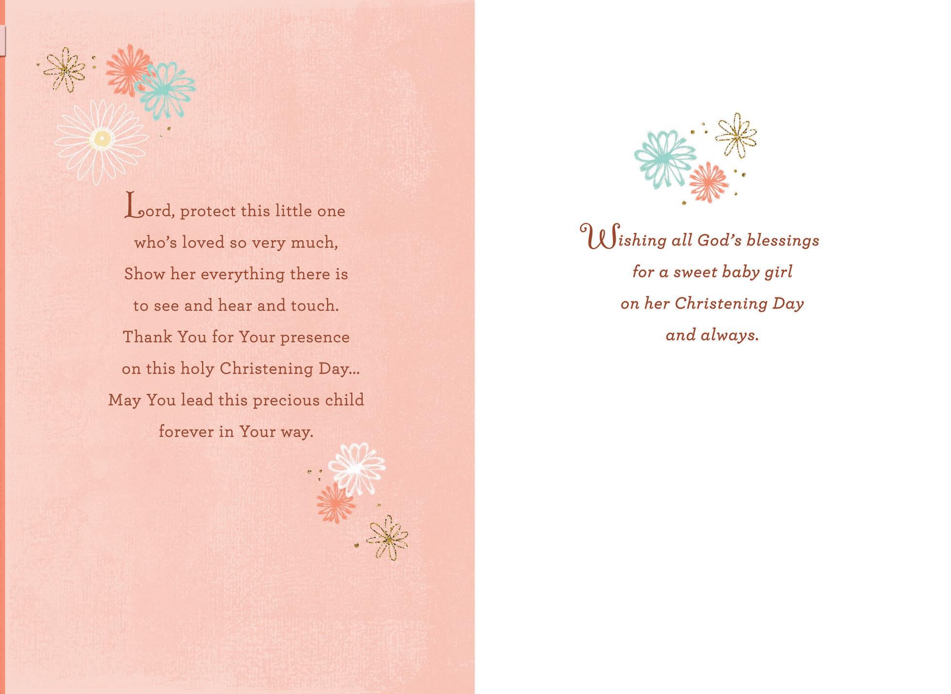 christening blessing for baby