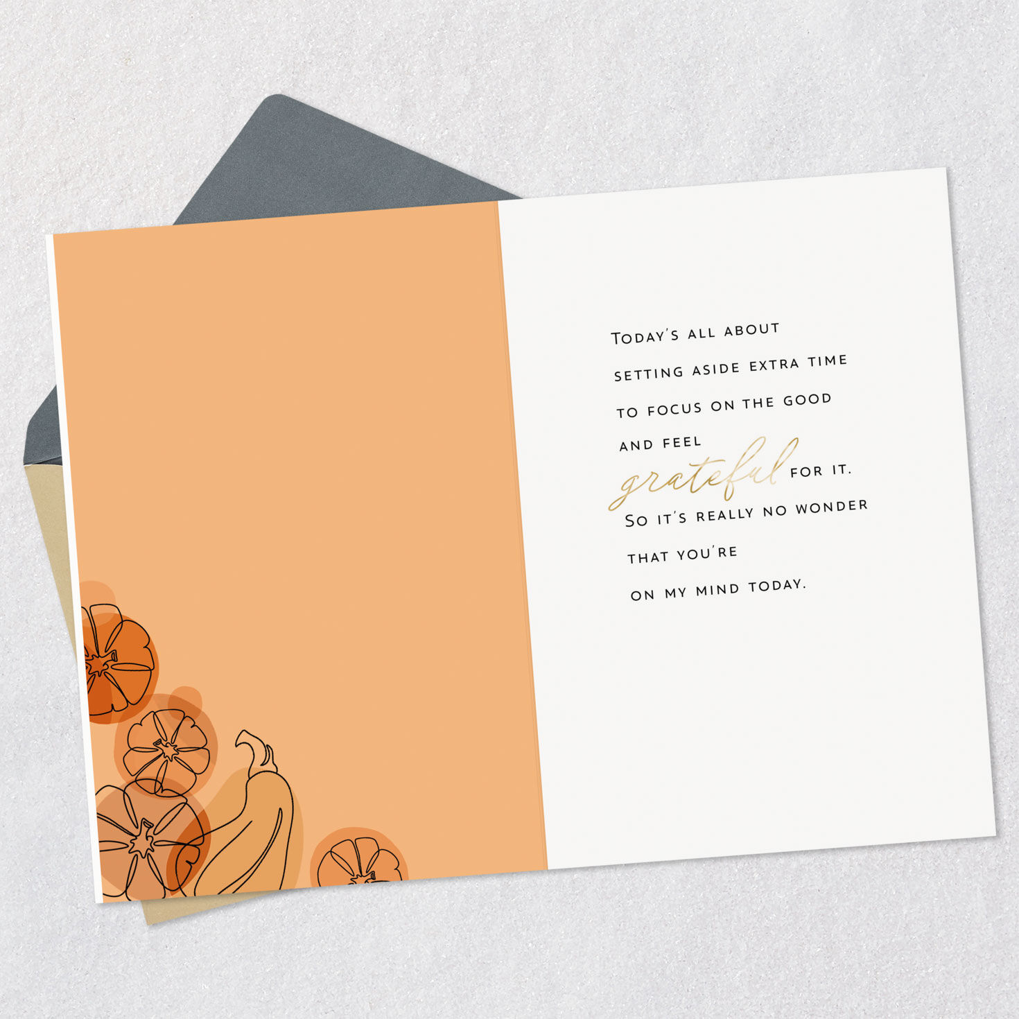 Focusing on the Good and Feeling Grateful Thanksgiving Card for only USD 2.99 | Hallmark