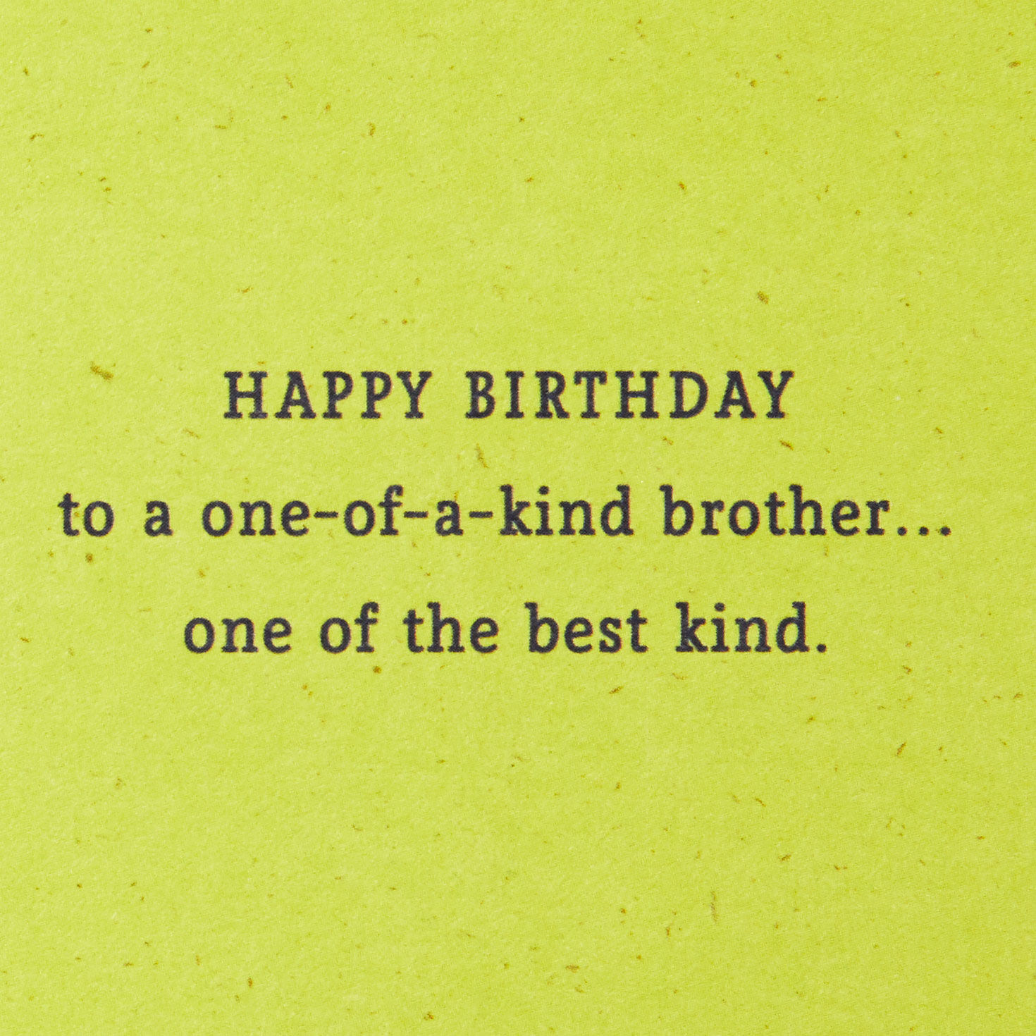 You're a One-of-a-Kind Brother Birthday Card for only USD 5.59 | Hallmark