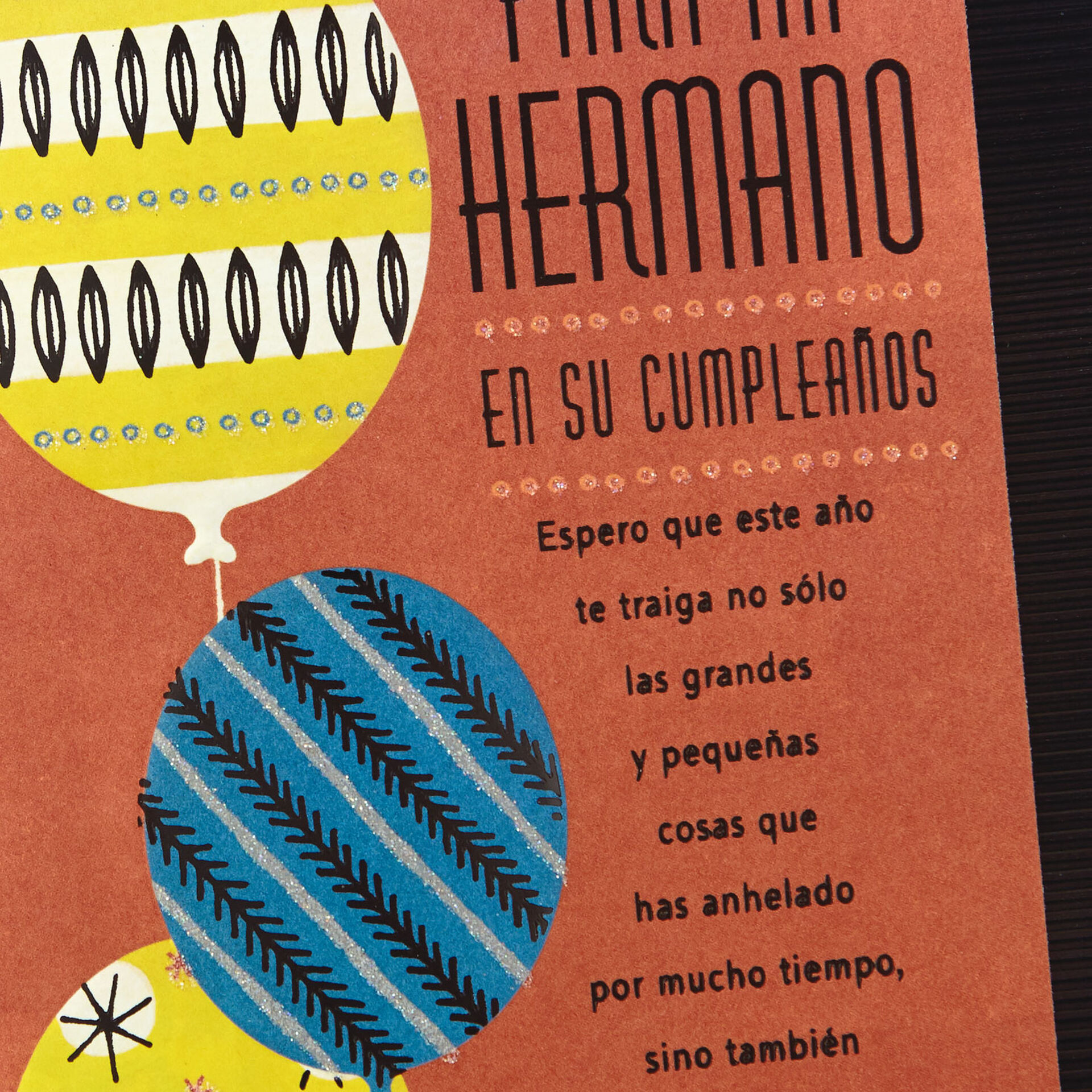 Everything You Wish For SpanishLanguage Birthday Card for Brother