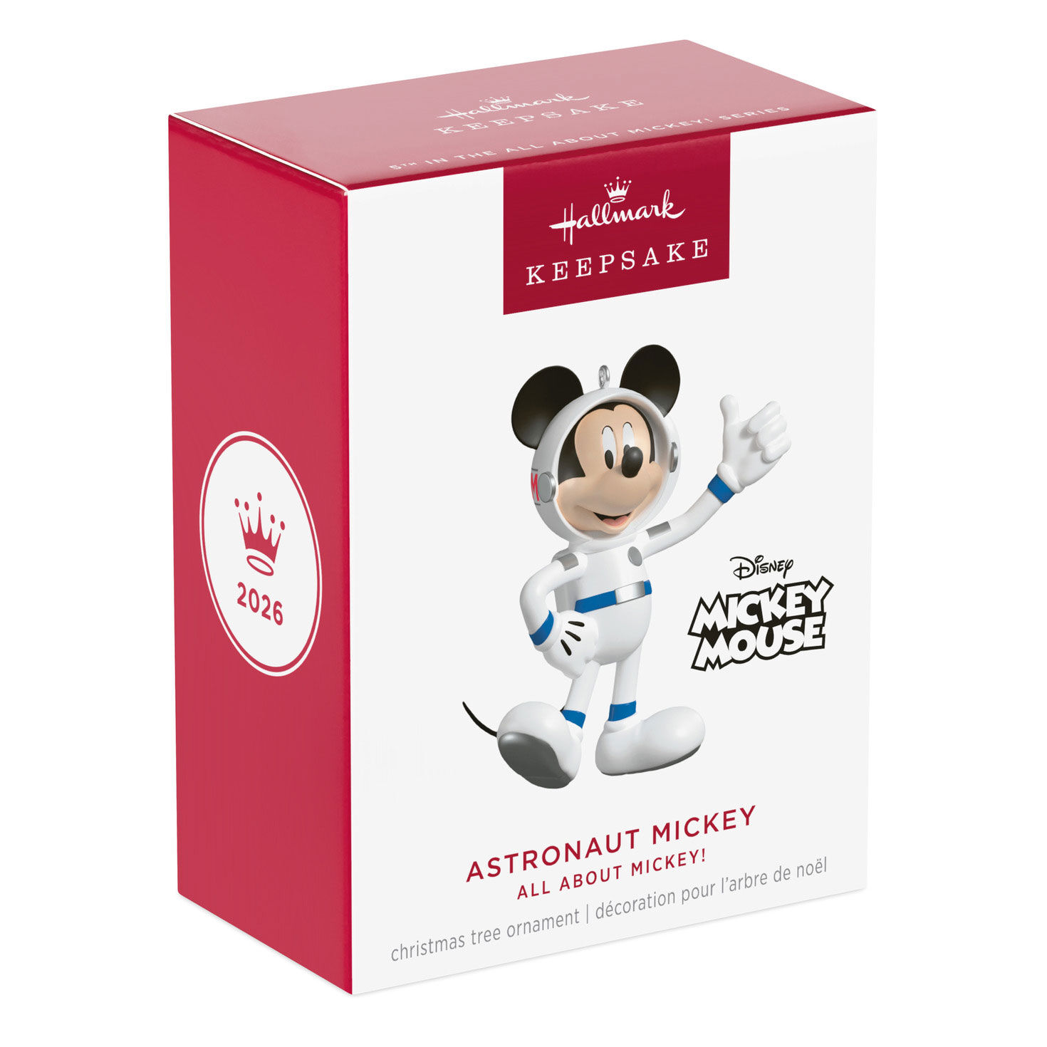Astronaut Mickey Keepsake Ornament package front image number 7