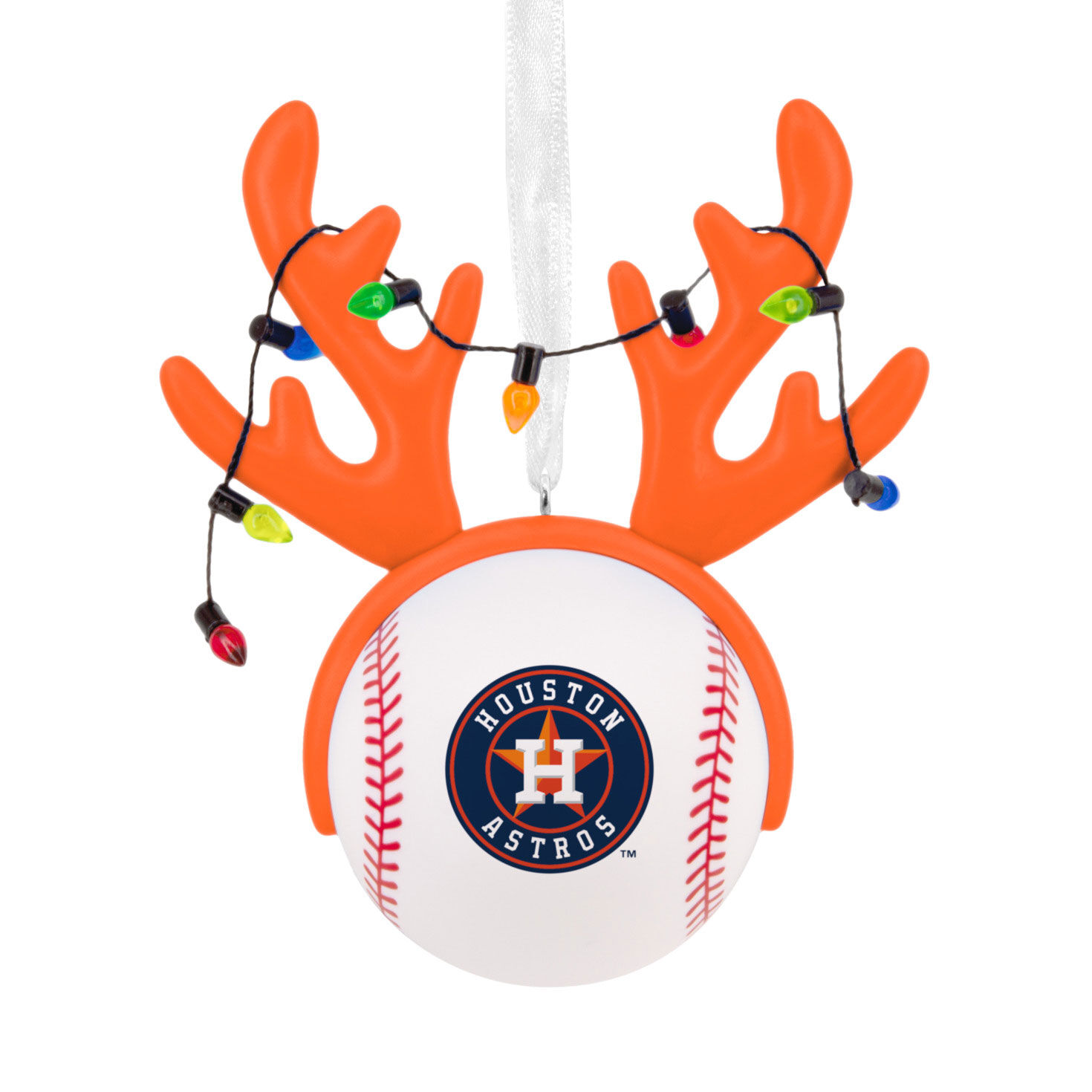 MLB Houston Astros™ Reindeer Baseball Hallmark Ornament
