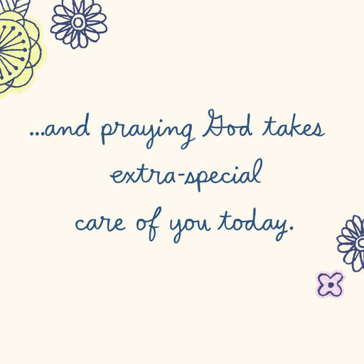Just Checking In Religious Get Well Card, 
