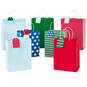 9.7" and 13" Assorted Colorful 7-Pack Gift Bags With Tags, , large image number 1