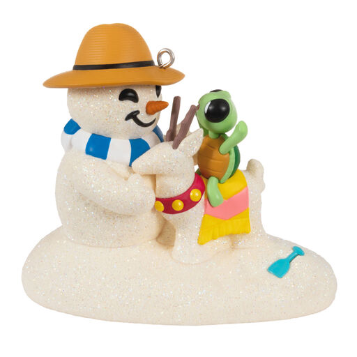 Sandal the Snowman Ornament, 