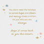 Pink, Peach and Teal Trees Christmas Card Sentiment image number 2