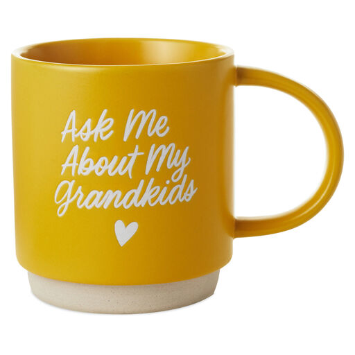 Ask Me About My Grandkids Mug, 16 oz., 