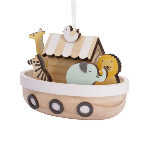 Signature Noah's Ark Premium Wood Hallmark Ornament, 