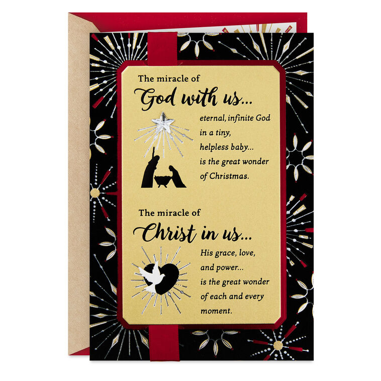 The Great Wonder of Christmas Religious Christmas Card