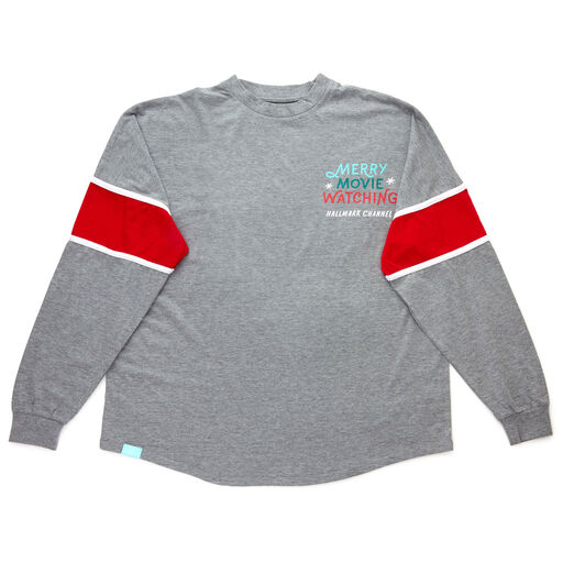 Hallmark Channel Merry Movie Watching Long Sleeve Jersey, 