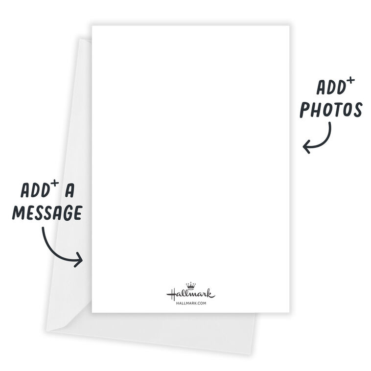 Thanks White Frame Flat Graduation Thank You Card, , large image number 3