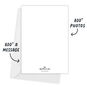 Thanks White Frame Flat Graduation Thank You Card, , large image number 3