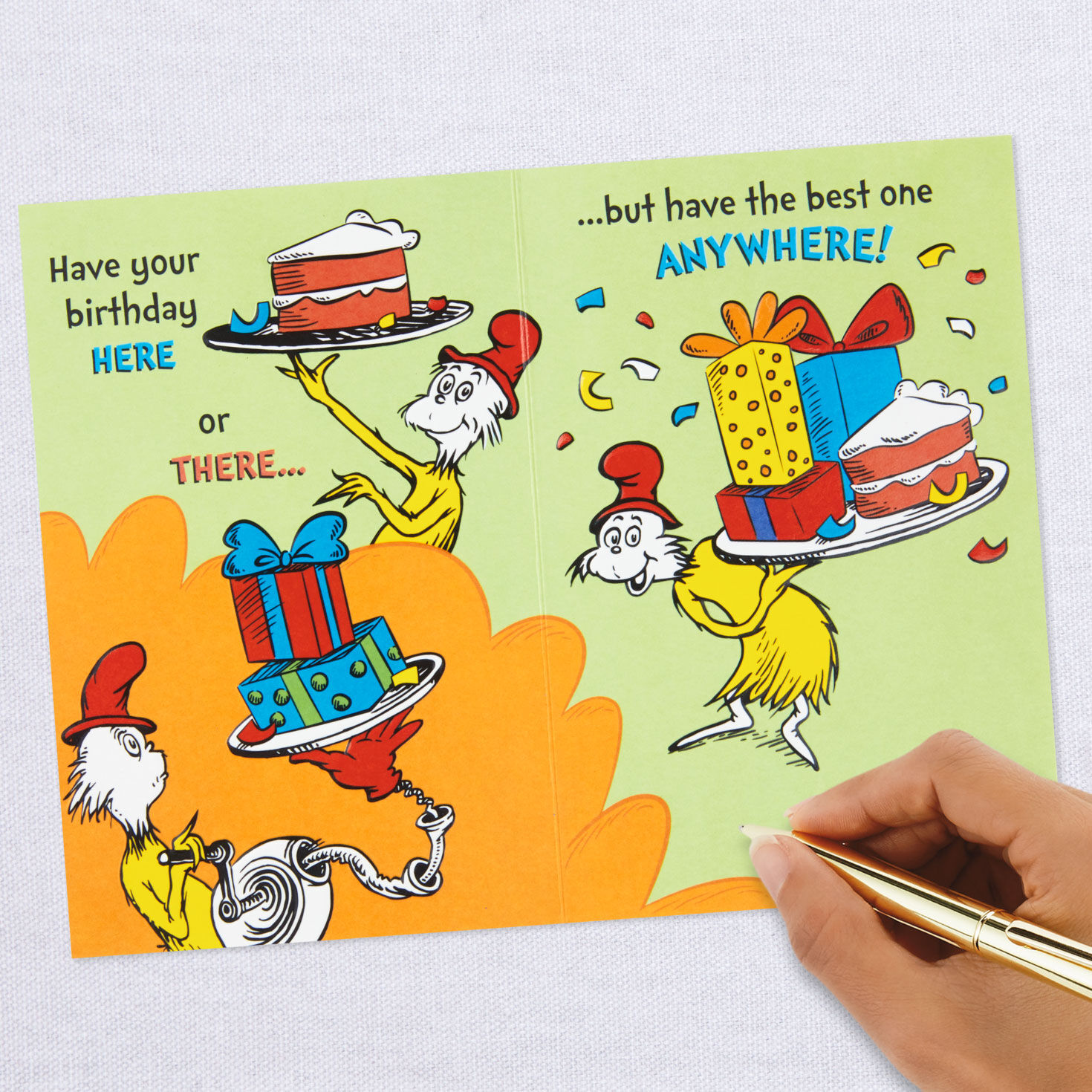 Dr. Seuss™ Have Your Birthday Here or There Birthday Card for only USD 4.99 | Hallmark