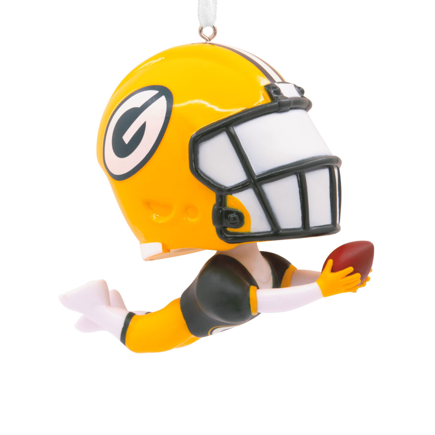 Green Bay Packers Bobblehead Christmas Ornament back image number 6