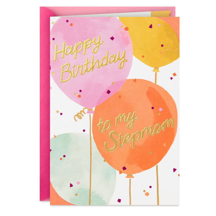 You’re an Important Part of My Life Birthday Card for Stepmom