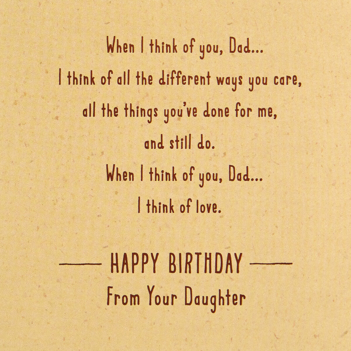 Birthday Cards For Dad From Daughter Printable