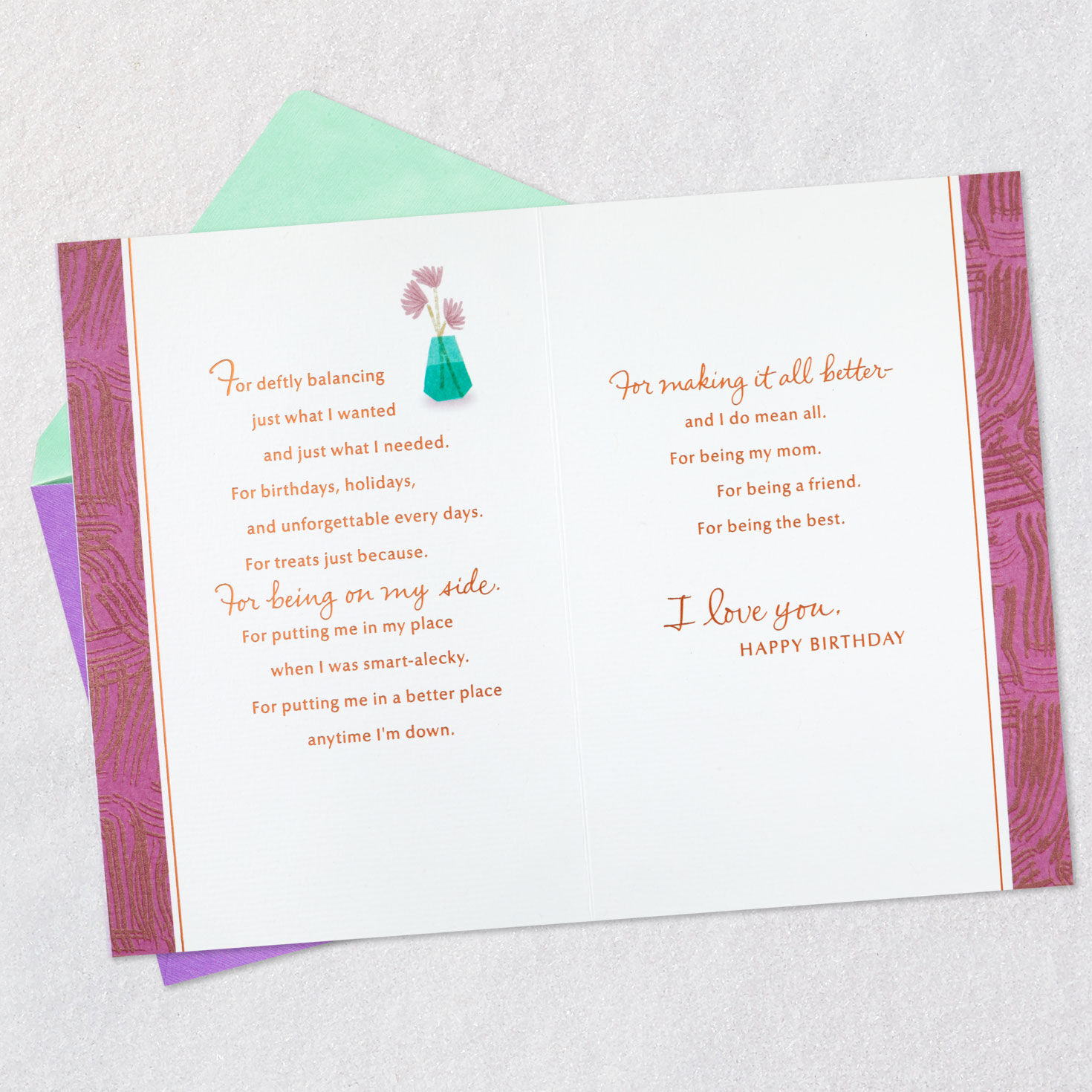 Mom, You're the Best Birthday Card for only USD 5.59 | Hallmark