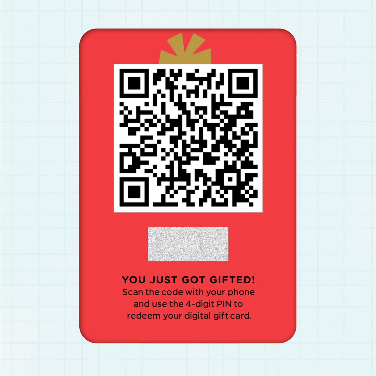 Hearts in Envelope Valentine's Day Gift Card Greeting QR code  image number 7
