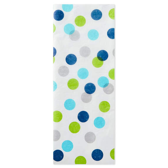 Cool Multicolored Scattered Dots Tissue Paper, 4 sheets
