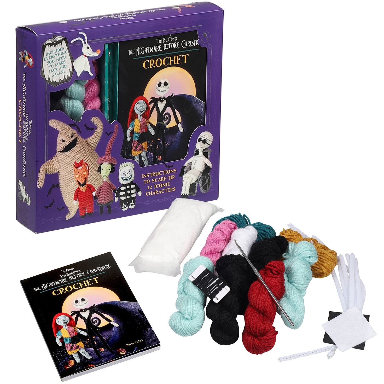 The Nightmare Before Christmas Crochet Kit all parts image number 3